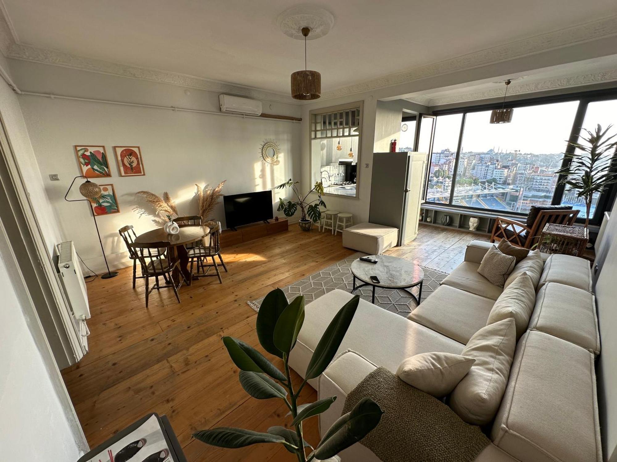 Apartmán Fantastic Golden Horn View In Beyoglu, Cozy Design Istanbulská provincie Exteriér fotografie